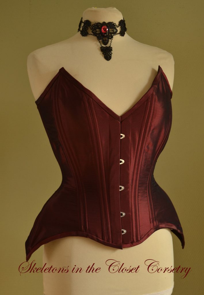 Vampire Vixen corset — Skeletons in the Closet Couture and Corsetry